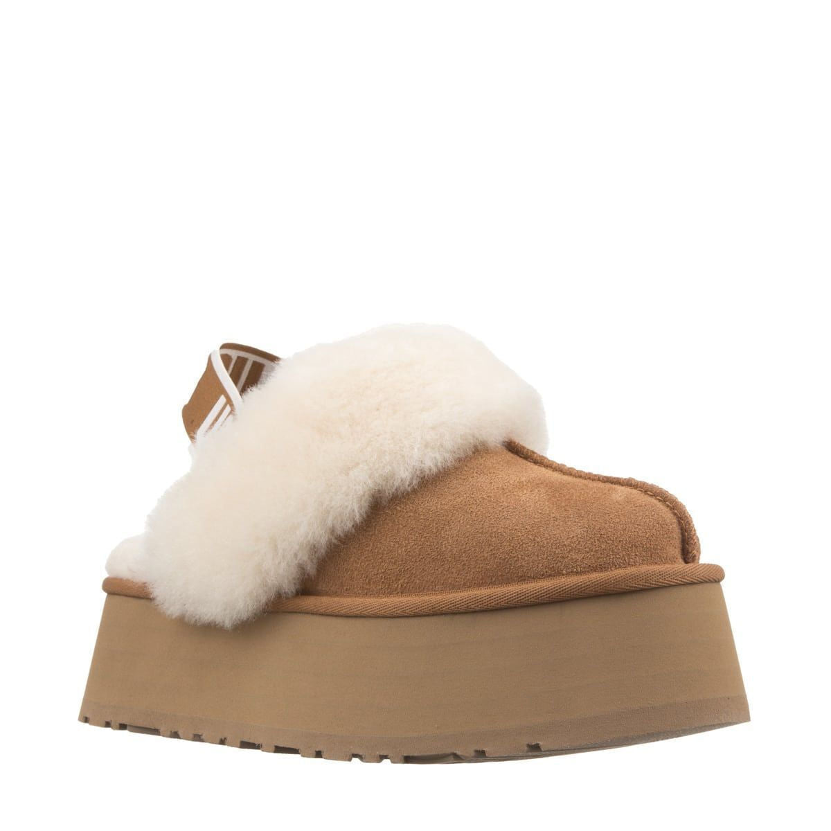 Ugg AustraliaFunkette Κλειστές Γυναικείες Παντόφλες Καφέ