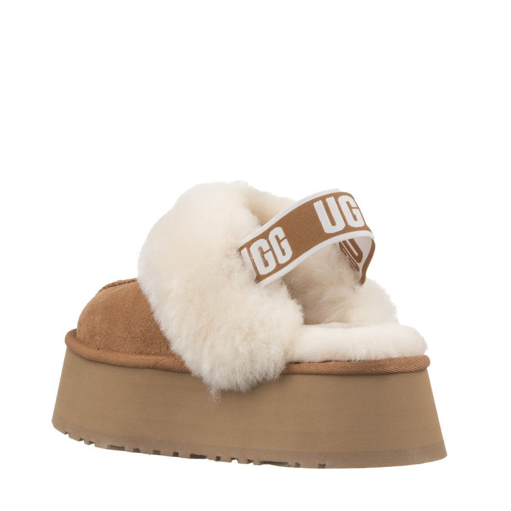 Ugg AustraliaFunkette Κλειστές Γυναικείες Παντόφλες Καφέ