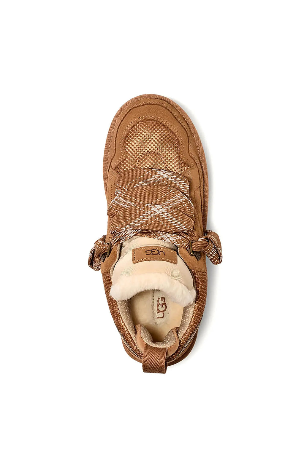 Ugg γυναικεία sneaker με καρό κορδόνια "Lowmel"