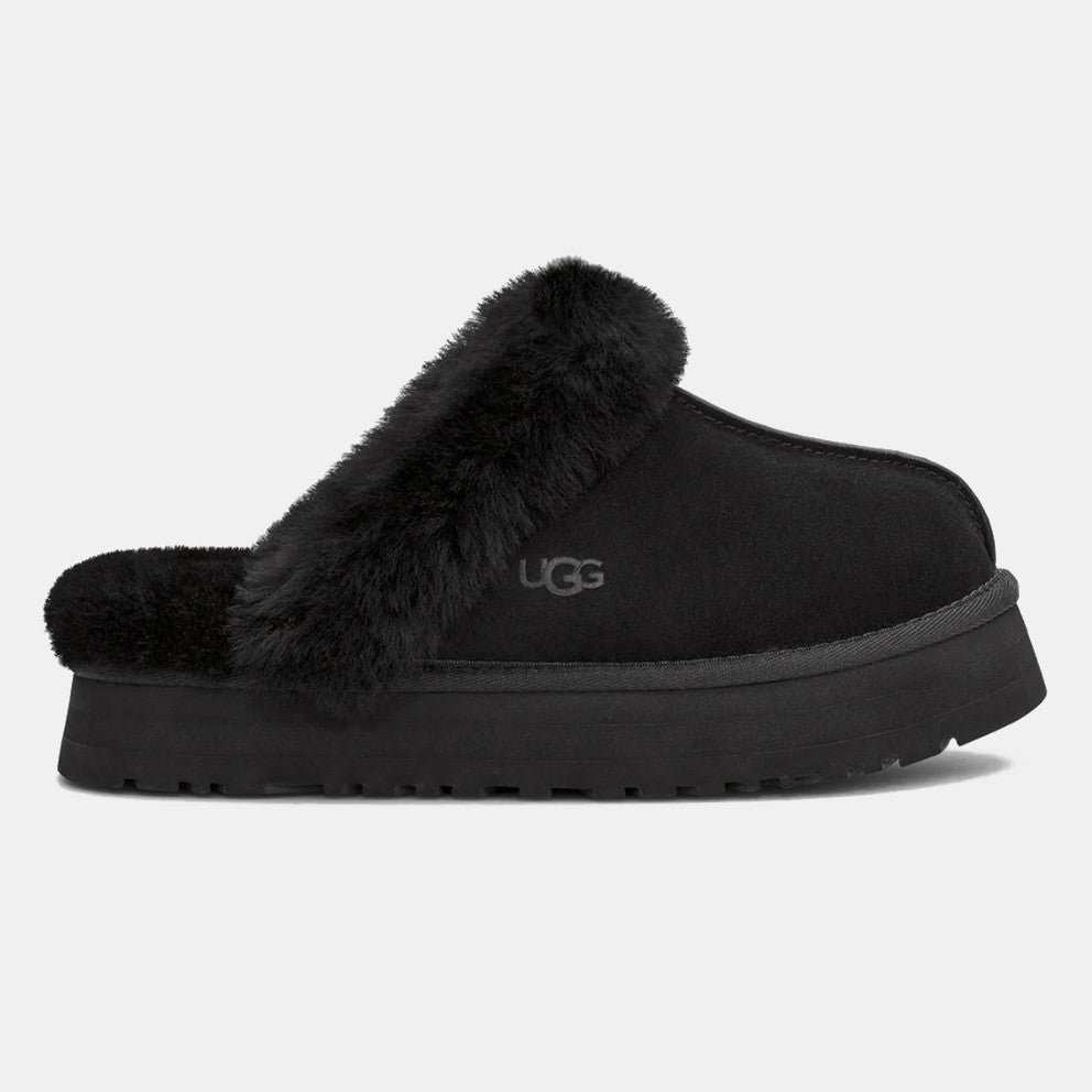 Ugg Disquette Γυναικείες Παντόφλες μαύρες